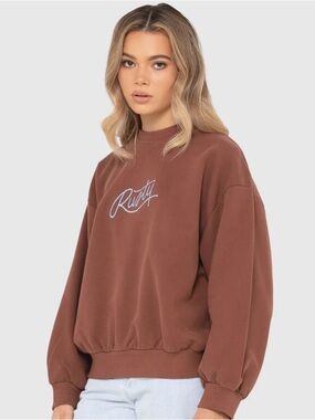 Rusty Crewneck Sweatshirt in Rust